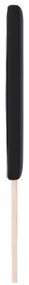 Cabeceira vidaXL Design Simples Preto 100 cm Couro Sintético