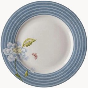 Pratos de pequeno-almoço em porcelana Seaspray Candy Stripe, conjunto de 4