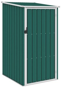 Abrigo de jardim 87x98x159 cm aço galvanizado verde