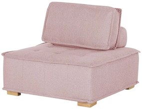 Sofá de canto modular para 4 pessoas em rosa TIBRO Beliani
