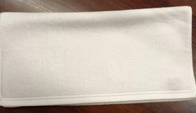 450 gr./m2 Toalhas 100% algodão - Toalhas para hotel, spa, estética: Branco 50 unidades / toalha bidé 30x50 cm
