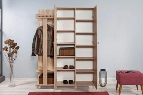 Cabide Garmanto – Carvalho Sonoma – 135 cm x 194 cm x 36 cm