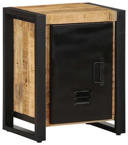 Mesa de cabeceira 40x30x51 cm madeira maciça manga áspera
