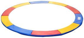 HOMCOM Cobertura de Proteção Ø244 cm de Borda de Trampolim Espuma de Proteção para Trampolim para Exterior Multicolorido | Aosom Portugal