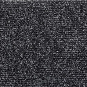 Tapetes de escada autoadesivos 10 pcs 56x17x3 cm cinza-escuro