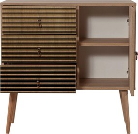 Cômoda Verybox – Carvalho Sonoma – 90x90x40 cm