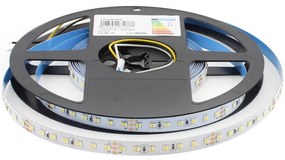 Fita de LED SMD3014, DC24V, 5m (224 Led/m), 112W, IP20 Branco Duplo