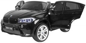 Carro elétrico para Crianças 12V 2 Lugares BMW X6 XXL Preto