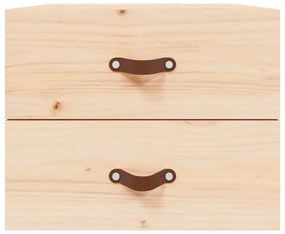 Mesa de cabeceira de parede 50x36x40 cm