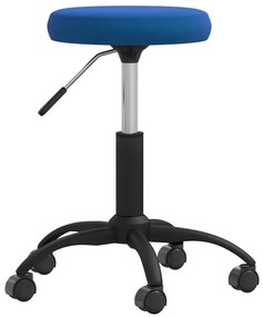 Cadeira de jantar veludo azul