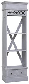 Aparador alto 60x30x175 cm mogno maciço