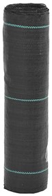 vidaXL Telma para ervas daninhas 0,5x150 m PP preto