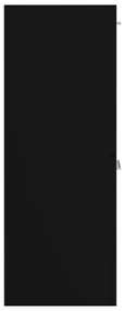 Armário de casa de banho 30x30x80 cm derivados de madeira preto
