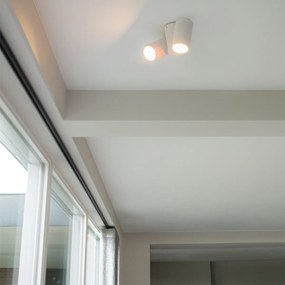 Projetores de teto design branco 2 luzes ajustáveis - Michael