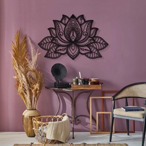 Acessório Decorativo de Parede Metálico Apt524 – Preto – 44 x 68 cm