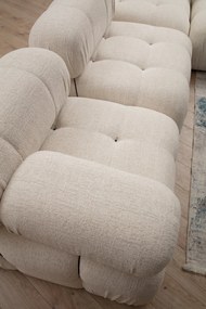 Sofá de 1 Lugar Bubble – Creme – 95x95x75 cm