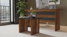 Mesa de Centro VO2 – Nogueira e Antracite – 60x46,3x50 cm