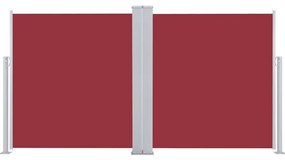 Toldo lateral retrátil 160x600 cm vermelho