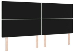 Cabeceira Botão de Cristal Tufted Cinza Claro de 200 cm em Veludo