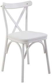 Conjunto de Mesa de Jantar Extensível e Cadeiras Oliver – Branco – Mes