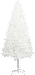 Árvore de Natal artificial agulhas realistas 120 cm branco