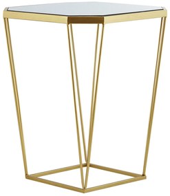 Conjunto de 2 mesas de apoio em metal dourado SIERRA Beliani