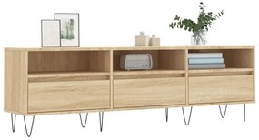Móvel de TV 150x30x44,5 cm derivados de madeira carvalho sonoma