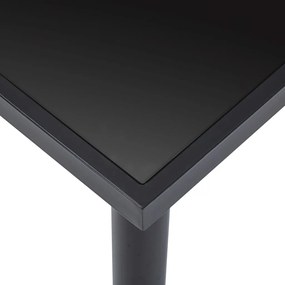 Mesa de Jantar Barf de 180cm em Vidro Temperado - Design Moderno