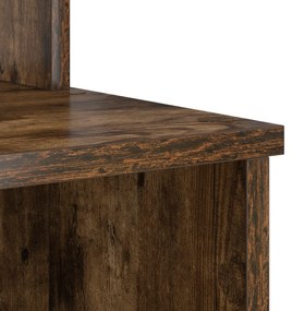 Mesa com Armazenamento Carvalho Fumado 120.5x44x88.5 cm Madeira Deriva