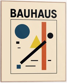 Impressão digital emoldurada Bauhaus