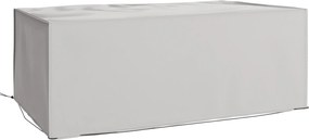 Outsunny Capa para Móveis de Jardim Resistente ao Inverno Impermeável Anti-UV Lona 600D Oxford 210 x 140 x 80 cm Cinza | Aosom Portugal