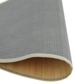 Tapete redondo 80 cm bambu natural claro