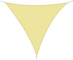 Vela de Sombra Triangular 6x6x6 m Toldo Vela de Poliéster com Proteção