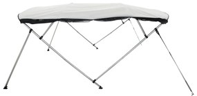 Toldo 4 arcos Bimini paredes malha laterais 243x(200-213)x137cm