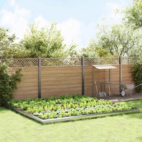 vidaXL Cercas de caracol 20 pcs Prateado Aço Galvanizado