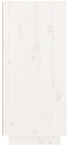 Sapateira 60x35x80 cm madeira de pinho maciça branco