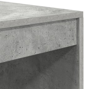 Escrivaninha Cinza-Concreto MDF 100 x 50 x 76 cm Escrivaninha