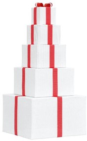 Decoração de Natal caixa de presente 250 LED branco quente