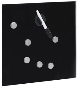 Chaveiro com quadro magnético 35x35x4 cm preto