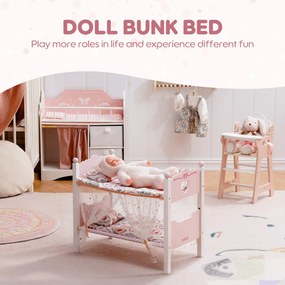 Beliche de Brincar para bonecas (NÃO INCLUIDAS) Princesa 56,4  x 31  x 45,5 cm Rosa