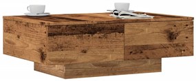 Mesa de centro 90x60x31 cm derivados de madeira madeira velha