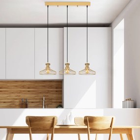Chandelier Events – Dourado Brilhante – 96 x 23 x 129 cm