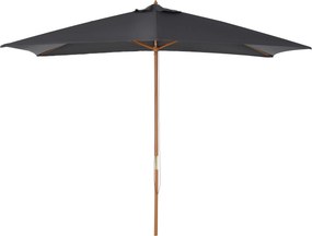 Outsunny Guarda-sol reto retangular Guarda-sol de jardim grande tamanho dim. 3L x 2l x 2,5H m cinza escuro | Aosom Portugal