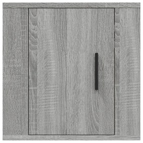 Móveis de TV de parede 2 pcs 40x34,5x40 cm cinzento sonoma