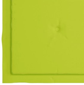 Cadeiras de jantar p/ jardim 3 pcs c/ almofadões acácia maciça