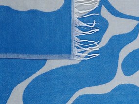 Manta azul 130 x 170 cm KIHUN Beliani