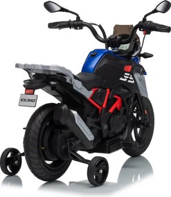 Mota eletrica para Crianças 2 a 5 anos 12V BMW G310GS Rodas EVA, Azul