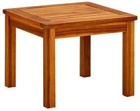 vidaXL Mesa de centro p/ jardim 45x45x36 cm madeira de acácia maciça