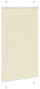 Creme Plissada Cega 70x100 cm Largura Tecido 69,4 cm Poliéster