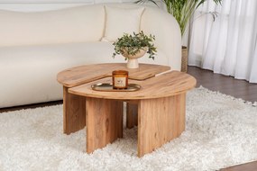 Mesa de Café Moira – Pinho Atlântico – Ø90x41 cm